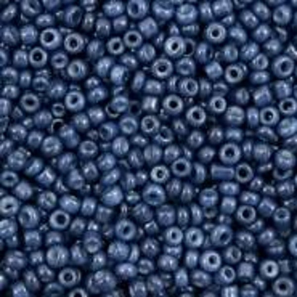 4mm rocailles, 1458 Navy Peony Blue