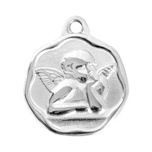 Stainless steel angel zilver