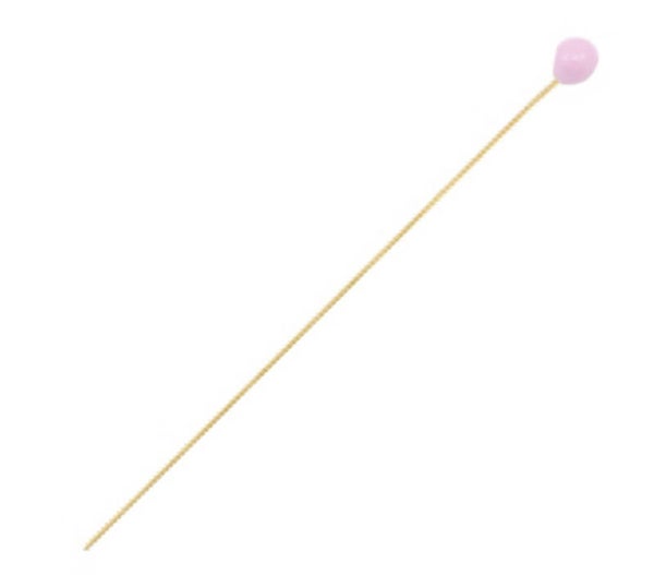 DQ nietstift 52mm goud-licht roze