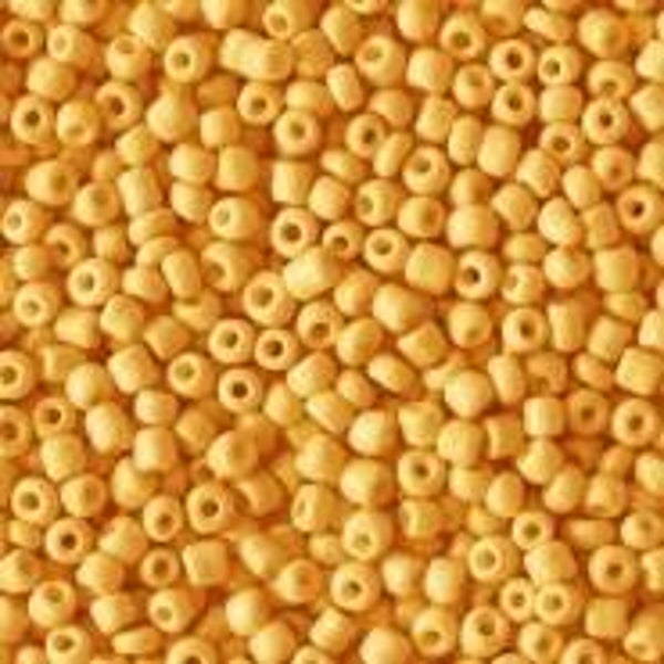 4mm rocailles, 1961 Dark Sunflower Yellow