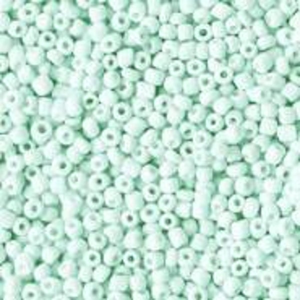 4mm rocailles, 2007 Aquamarine Light Green