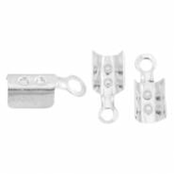 DQ Veterklemmen, 2mm (zilver)