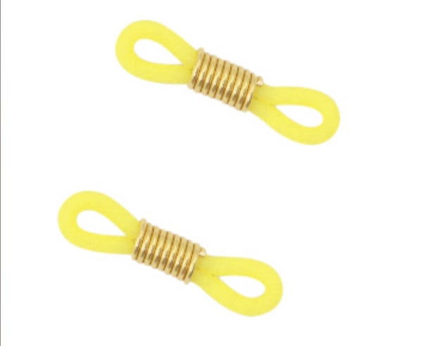 Brillen koord eindje yellow-gold