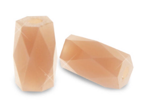 Facet tube Creamrose Peach