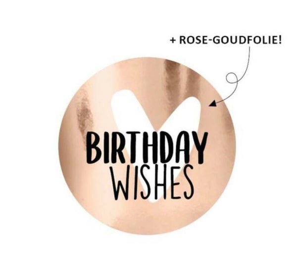 Sticker birthday wishes