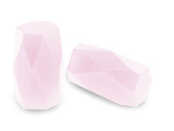 Facet tube Rose Opal 