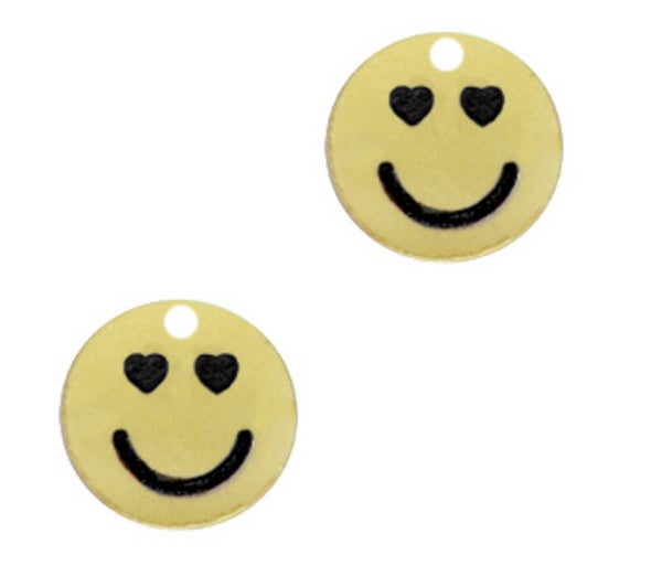 Smiley bedel plexx Hearts golden brown