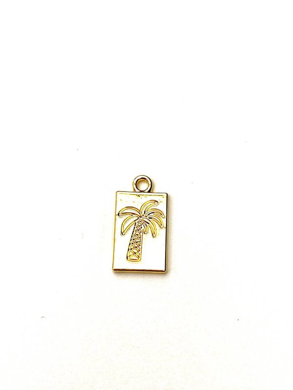 Tag palmtree goud 