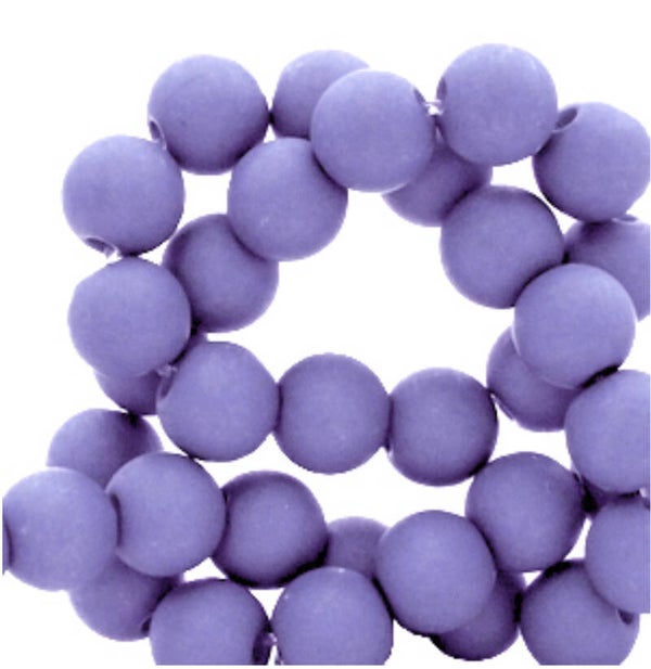 6mm acryl kralen ultra violet purple