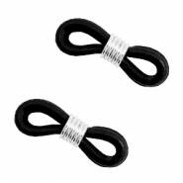 Brilkoordjes - zwart/zilver