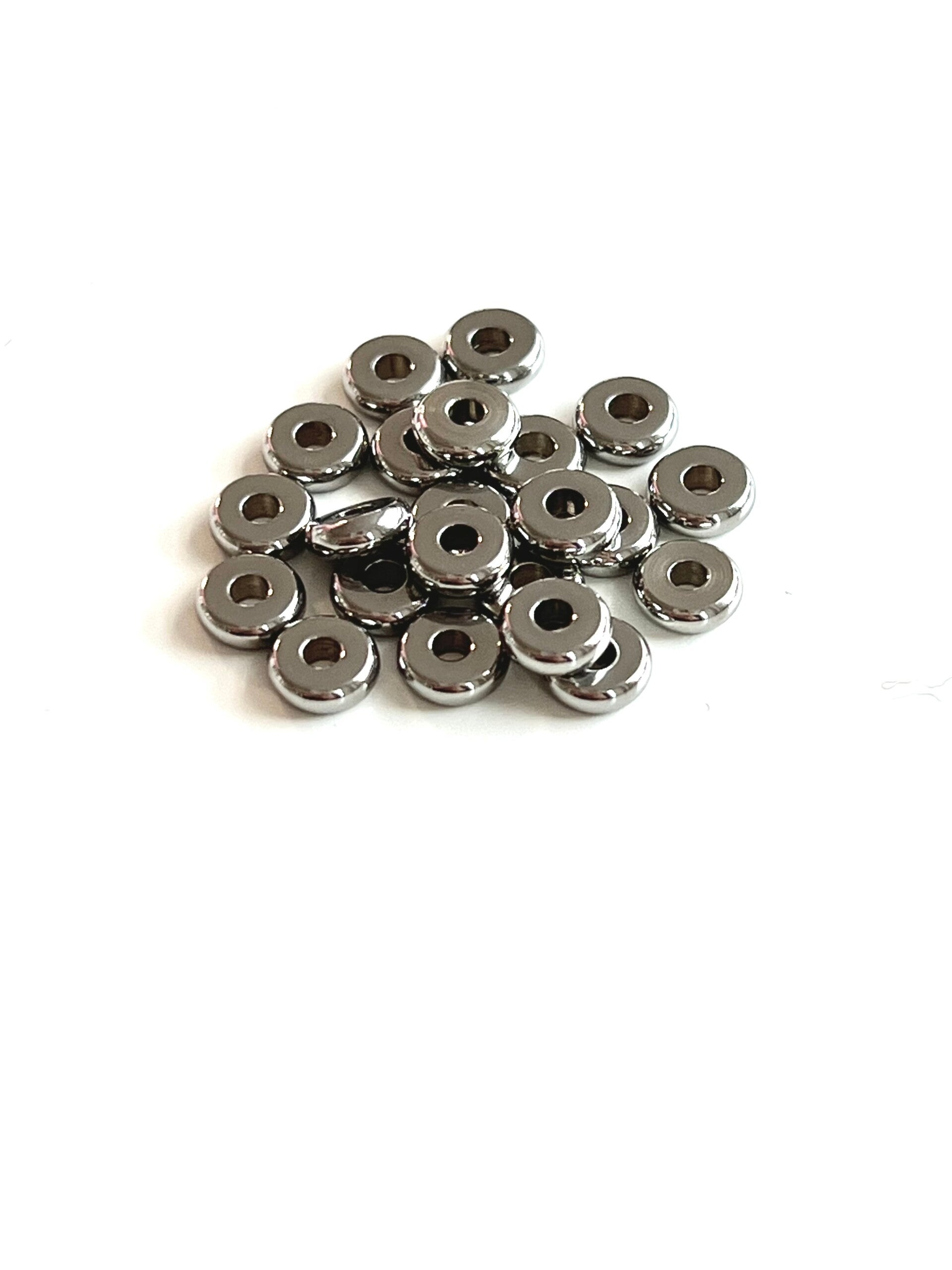 Stainless steel disc kralen