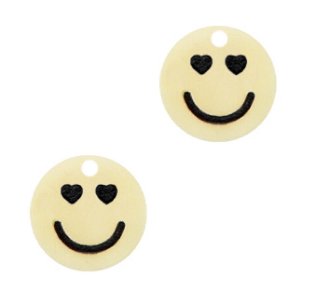 Smiley bedel plexx Hearts Beige - Peach