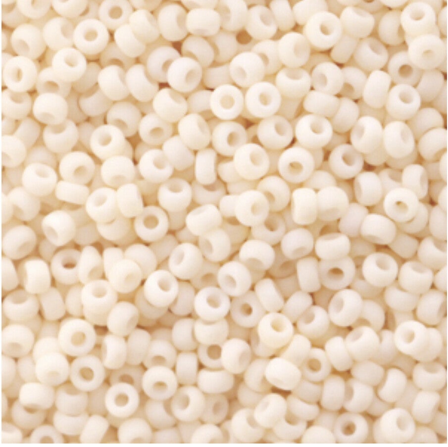 Miyuki 11/0 2mm Opaque matte antique beige 11-2022
