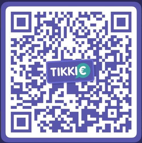 QR Code Tikkie € 7,95 voor aankoop Budgetplanner 2026 van Minimasite.nl
