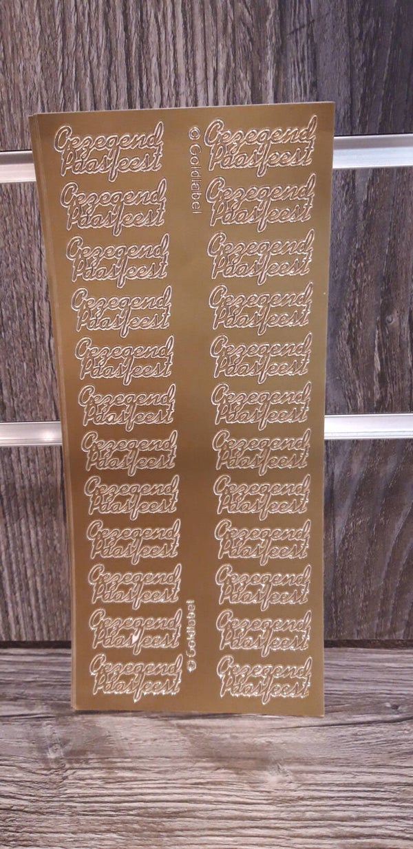 Stickers - Gezegend Paasfeest