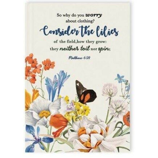 9555483828036 - Journal - Hardcover - Consider the lilies