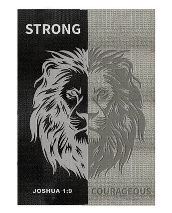 9555483830060 - Journal - Luxleather - Strong and courageous