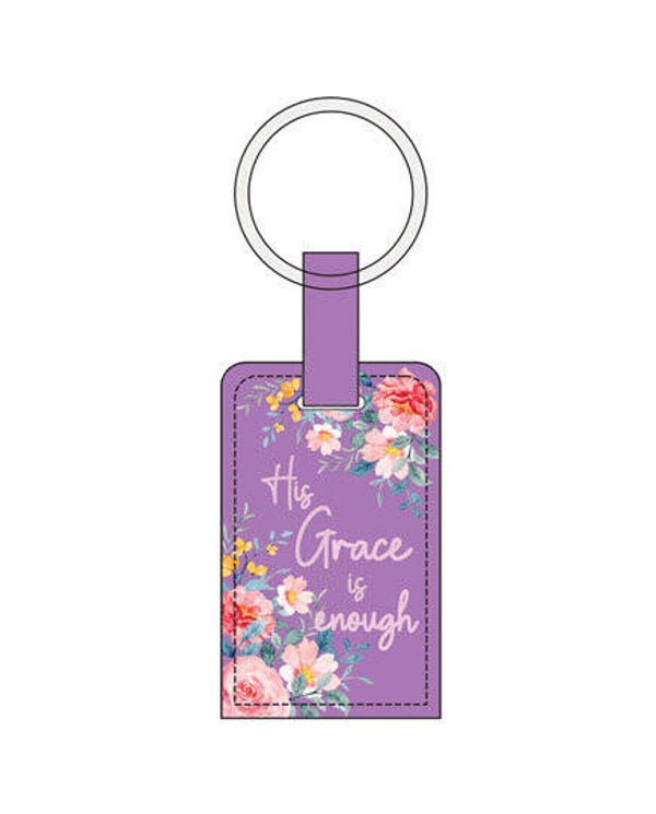 9555483830213 - Sleutelhanger - Luxleather - His Grace is enough