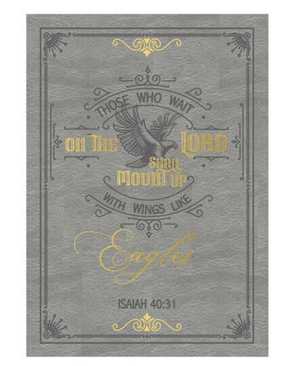 9555483830121 - Journal - Lux leather - Eagles Jes. 40:31