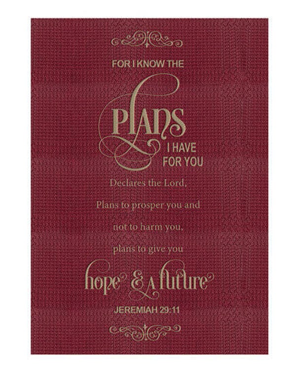 9555483830077 - Journal - Luxleather - For I know the plans