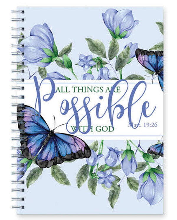 9555483830176 - Journal - Spiraalgebonden - All things possible