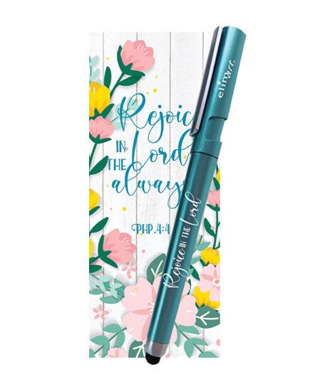 9555483831128 - Pen Boekenlegger - Rejoice the Lord