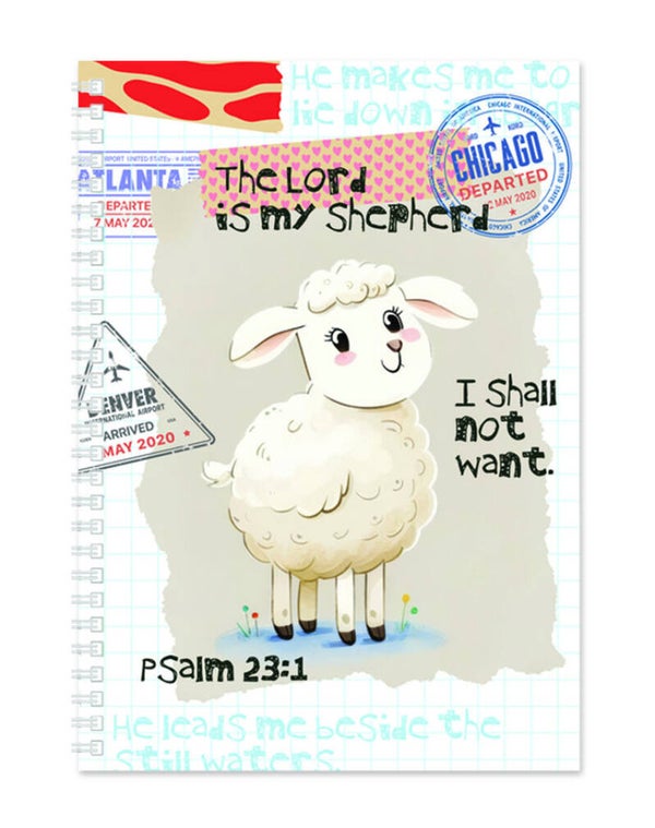 9555483833030 - Notitieboek - Softcover - Lord is my shepherd