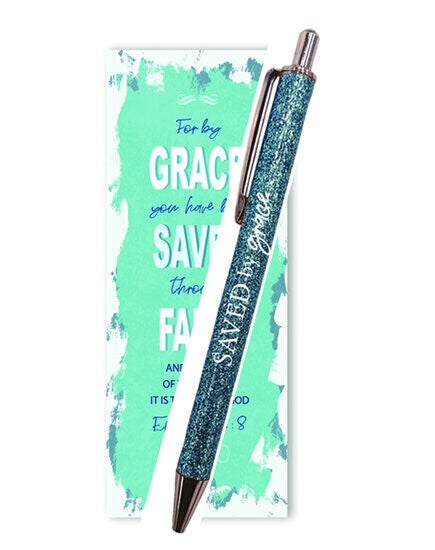 9555483834440 - Gelpen Boekenlegger - Saved by Grace