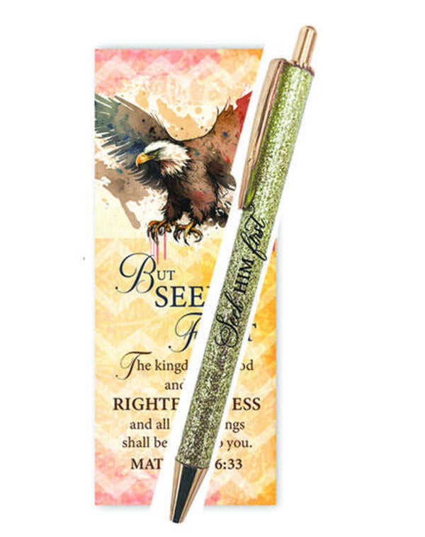 9555483834464 - Gelpen Boekenlegger - Seek Him first