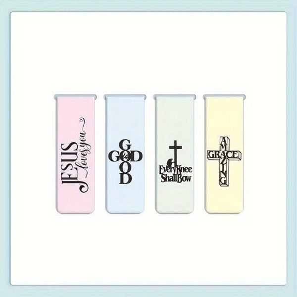 8785321609751 - Magnetische boekenleggers - Jesus loves you