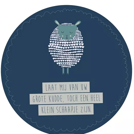 65501536 - Muurcirkel - Laat mij van Uw grote kudde