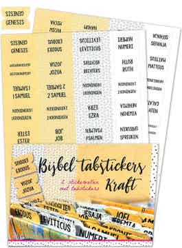 8719324353427 - Bijbel tabstickers - Kraft