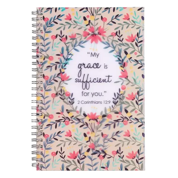 6006937132153 - Notitieboek - Spiraalgebonden - My grace is sufficent to you
