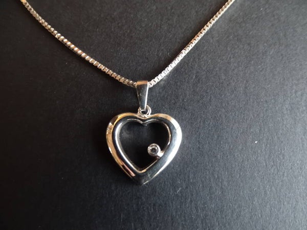 Ketting - Zilver - Hart