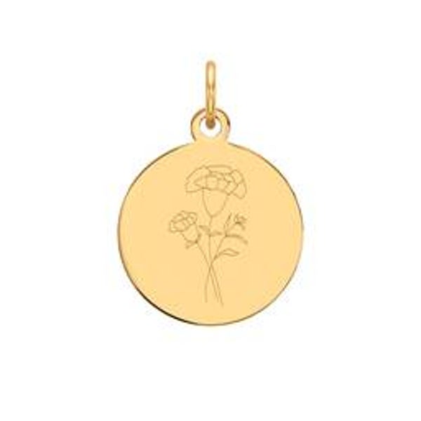 6095508877852 - Hanger goudkleur - Roos