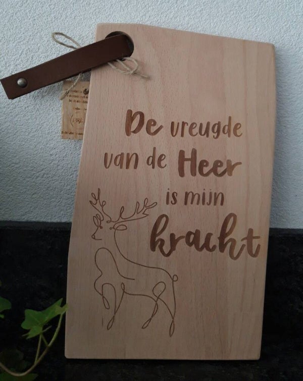 7865442 - Snijplank - De vreugde van de Heer is mijn kracht