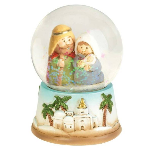 603799605465 - Kerst - Sneeuwbol - Jozef en Maria