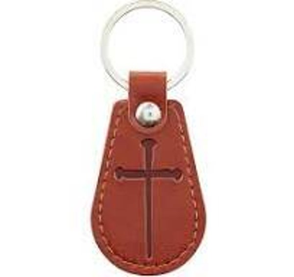 195002354920 - Sleutelhanger - Luxleather - Cross of nails