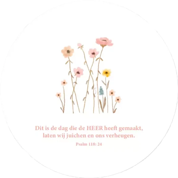 6095530992929 - Muurcirkel - Psalm 118:24