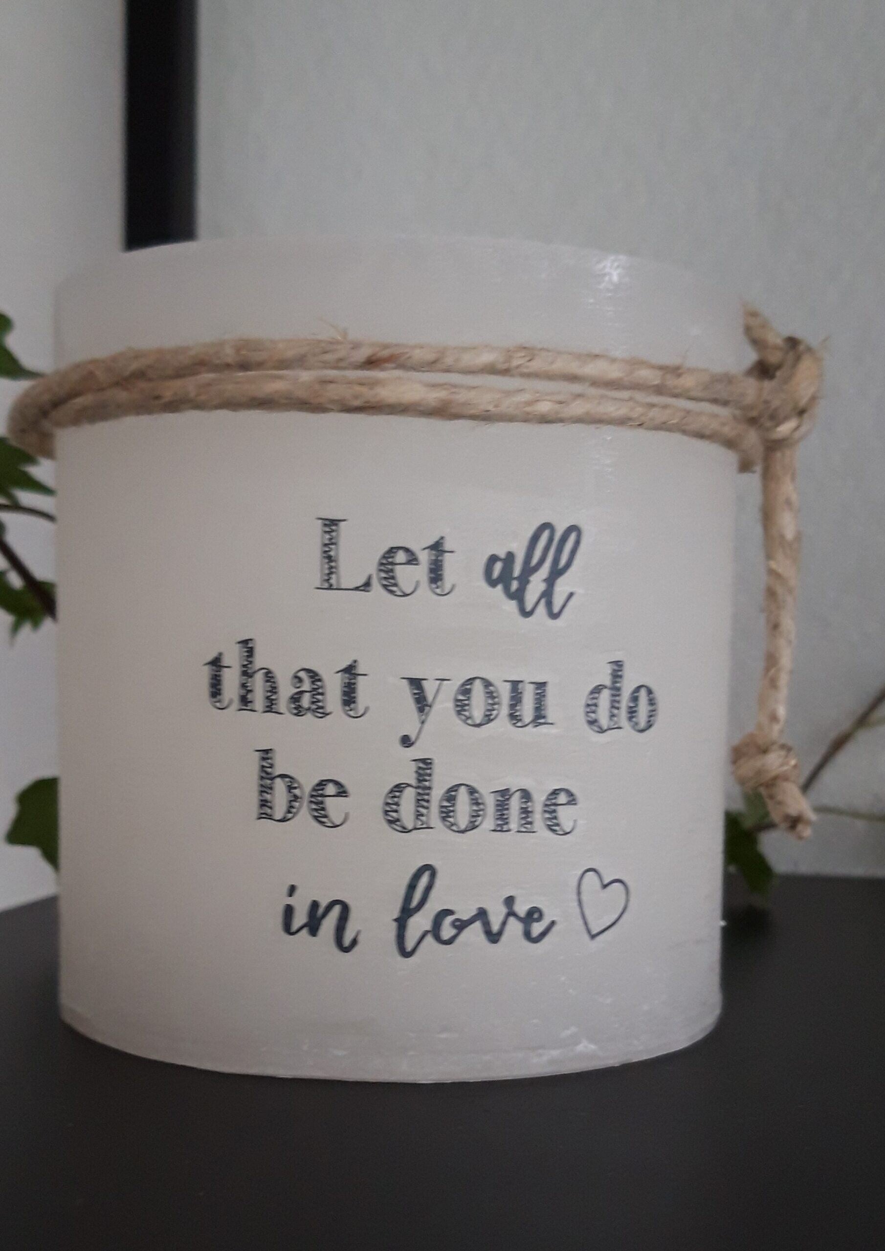 15540 - Windlicht S - Let all that you do