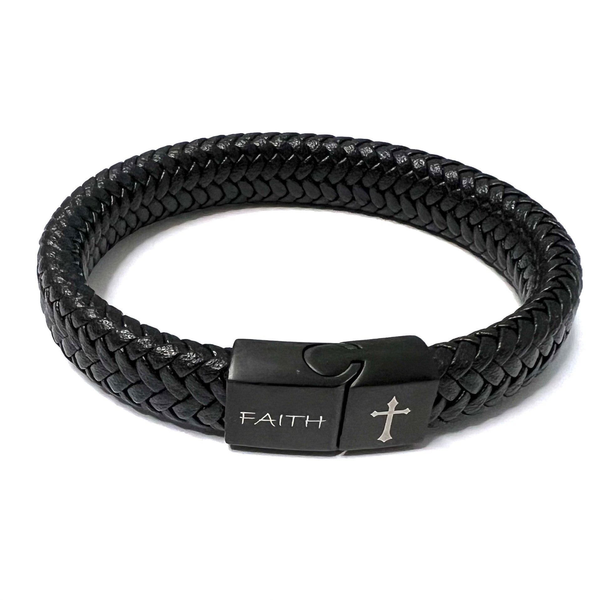 472232760011 - Herenarmband - Leer - Faith
