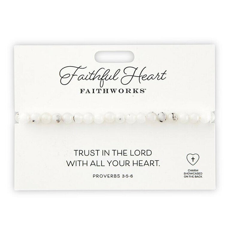 195002504189 - Stenen armband - Faithful heart