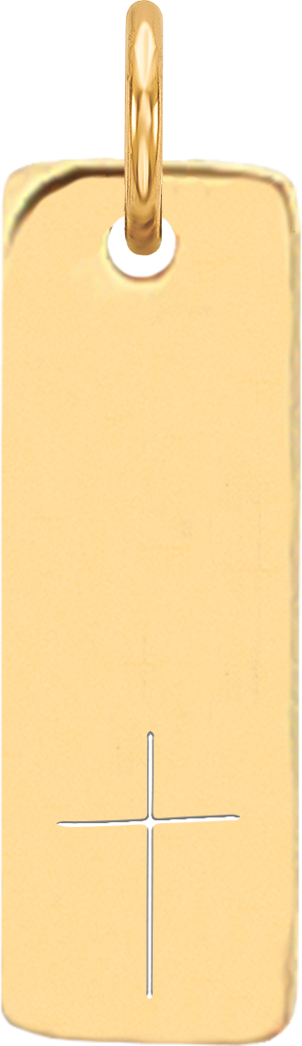 6095500961924 -  Hanger goudkleur - Kruis