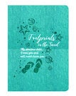 9555483832743 - Journal Luxleather - Footprints in the sand