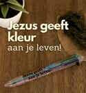 8785321609652 - 6 kleurenbalpen - Jezus geeft kleur aan je leven