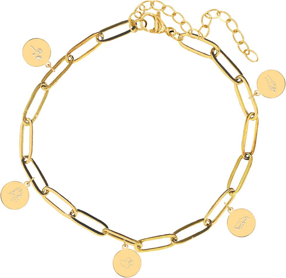 6095501171162 - Armband goudkleur - Joh 10:10 - Levenshuis