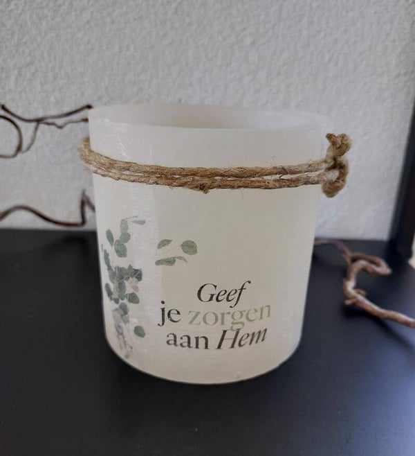 15600 - Windlicht S - Geef je zorgen aan Hem