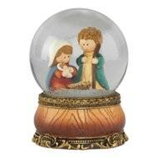 603799331692 - Kerst - Sneeuwbol Heilige familie