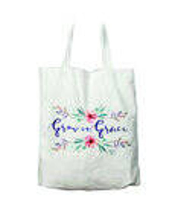 9555483833160 - Draagtas canvas- Grow in Grace