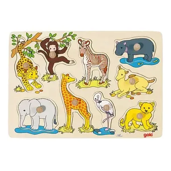 4013594578295 - Inlegpuzzel - Afrikaanse Babydieren
